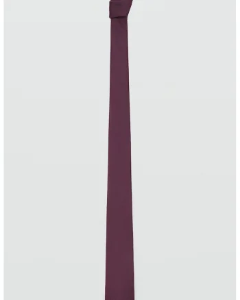 Cravata cu model uni, Violet