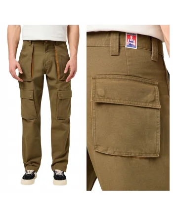 Pantaloni Barbati,  CJ Rel Cargo Pant, W32-L34 US, Verde, Regular Fit, Bumbac, Design Clasic Casual, Ideal Pentru Uz Zilnic, Lungi