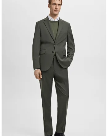 Pantaloni slim fit Milan, Kaki inchis