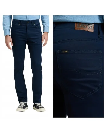 Pantaloni Barbati,  Marimea 33/34, Albastru, Slim Fit Mvp, Croiala Slim Fit, Talie Medie Regulara, Craci Conici