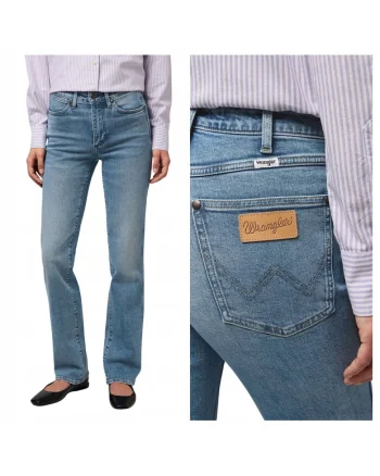 Blugi De Dama,  Marimea 29/30, Albastru, Straight, Croiala Straight Fit, Compozitie 91% Bumbac, 8% Poliester, 1% Elastan