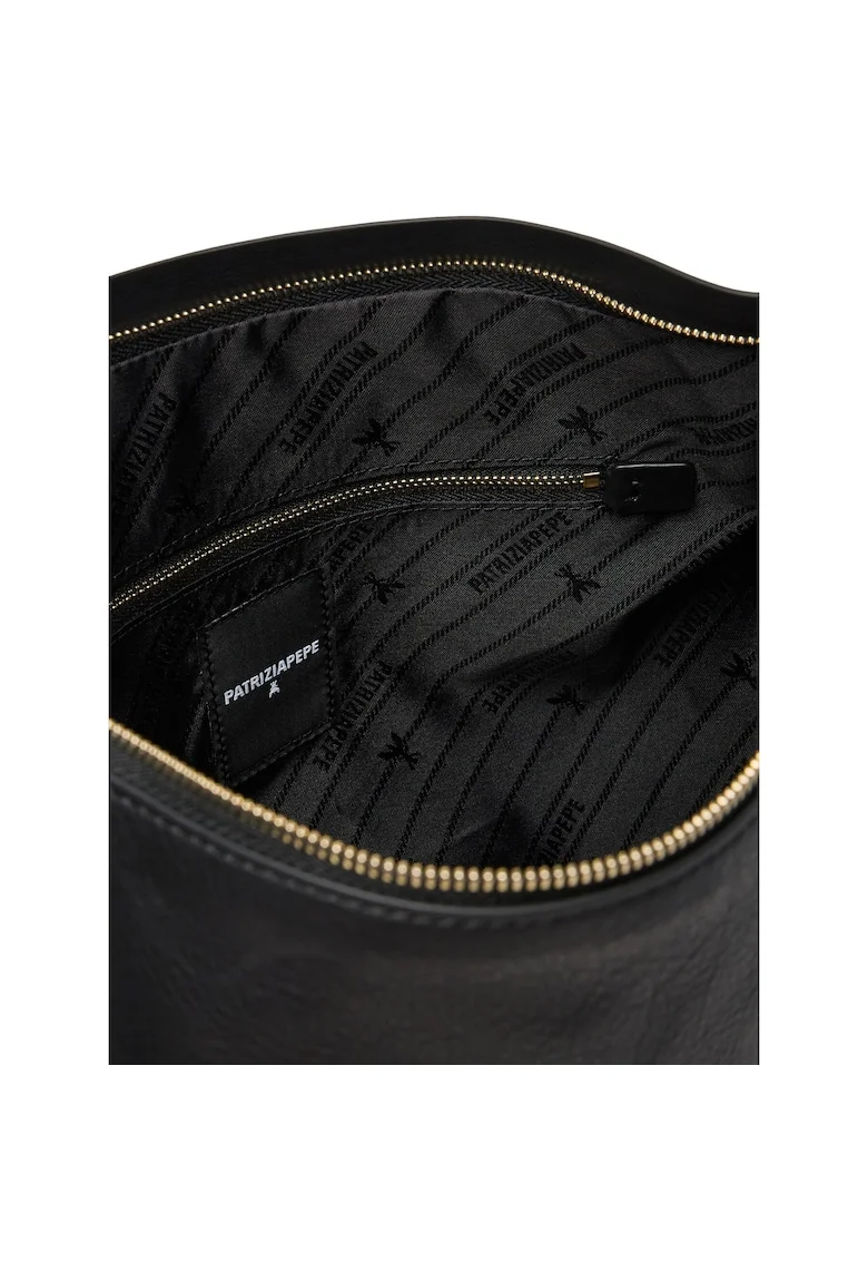 Geanta dama  model 8B0278/L164-K103, piele naturala, culoare negru.