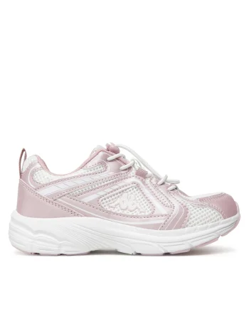 Pantofi copii,  pentru fete, alb roz, material plasa textila