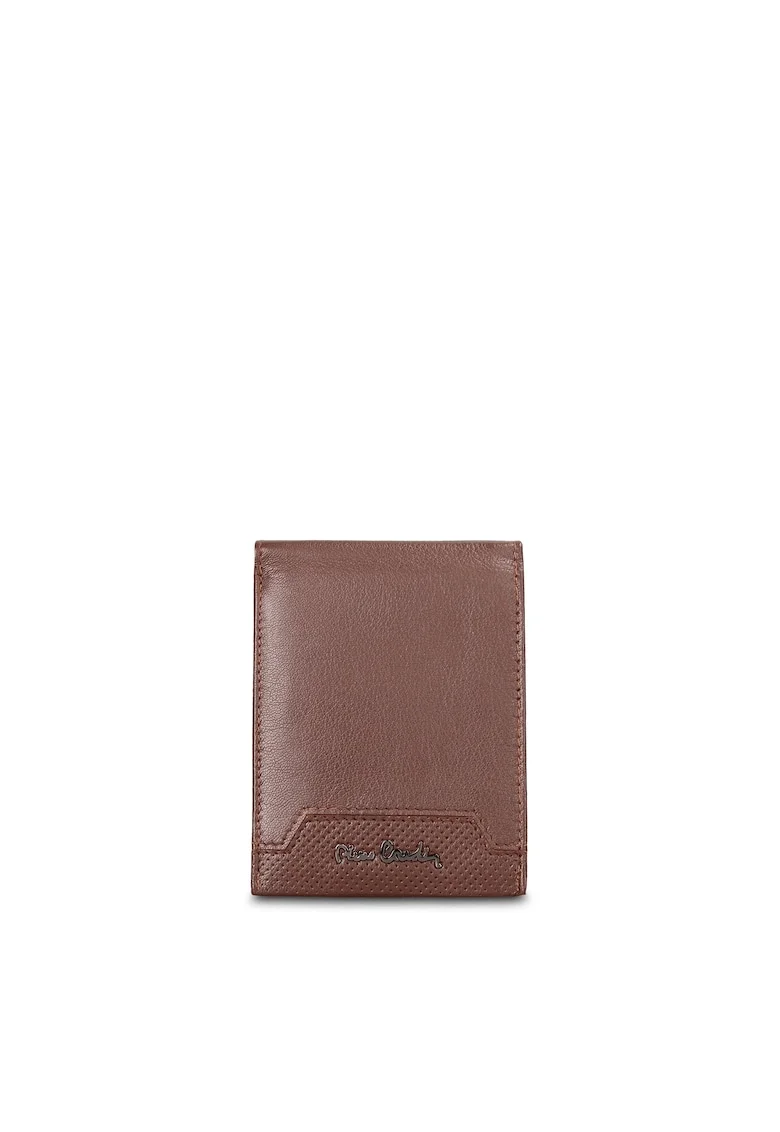 Portofel pliabil de piele Torino Pro, Maro taupe