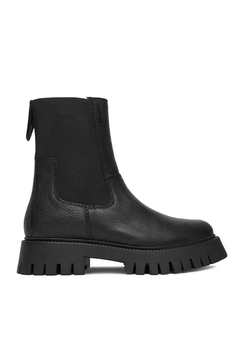 Ghete dama,  piele naturala, negru, CEO-WI23-LADIES-01