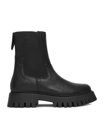 Ghete dama,  piele naturala, negru, CEO-WI23-LADIES-01