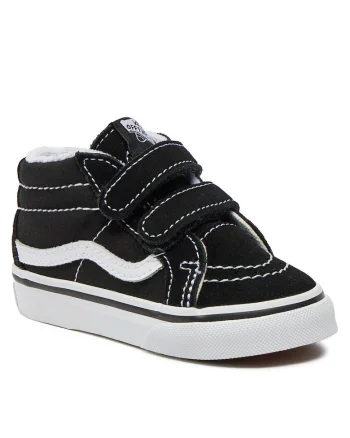 Tenisi copii,  Sk8-Mid Reissue V VN, negru, textil