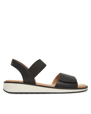 Sandale dama,  negru, tesatura
