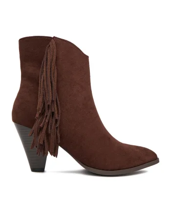 Botine dama CEO-R25AW09076,  Textil, Maro