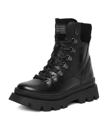 Ghete fete,  piele naturala, negru