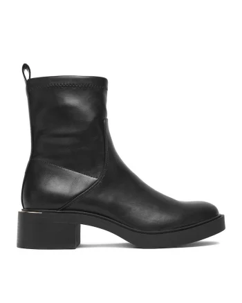 Botine dama,  negru, sintetic, CEO-R25AW09228