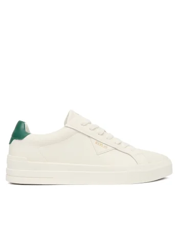 Tenisi  Off White din piele naturala, Alb
