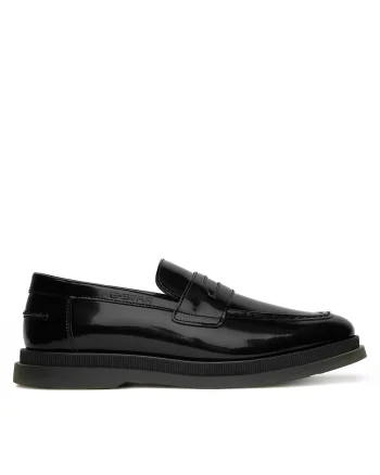 Mocasini barbati,  piele naturala, negru