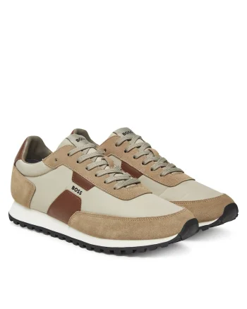 Tenisi barbati  model 212 Parkour, textil, maro