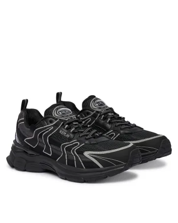 Tenisi barbati  GMSD5 .000.C0003T, piele naturala, negru