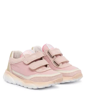 Pantofi copii,  model Cipria/Platinum, piele naturala, pentru fete, roz