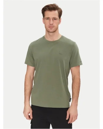 Tricou barbati  verde, bumbac