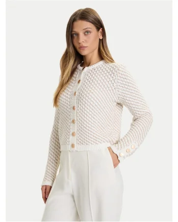 Cardigan dama  ecru