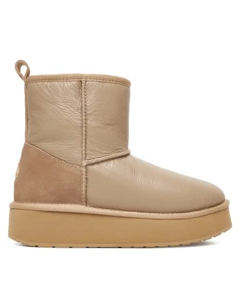 Ghete de zapada  Stinger Mini, bej, piele naturala