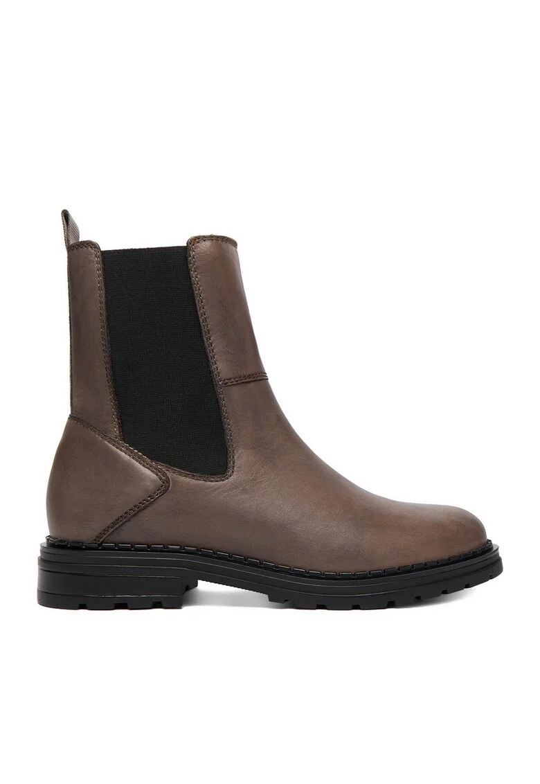 Botine dama,  Piele naturala, Gri CEO-WI16-TIBILISI-01