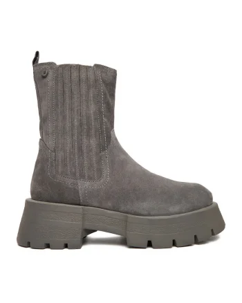 Ghete  piele naturala, gri, CEO-WI16-525-01