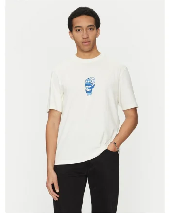 Tricou barbati,  alb, bumbac,