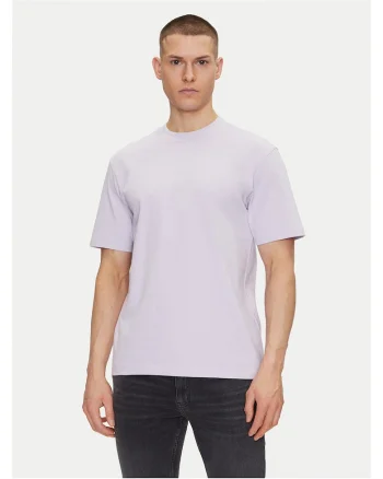Tricou barbati  violet, bumbac