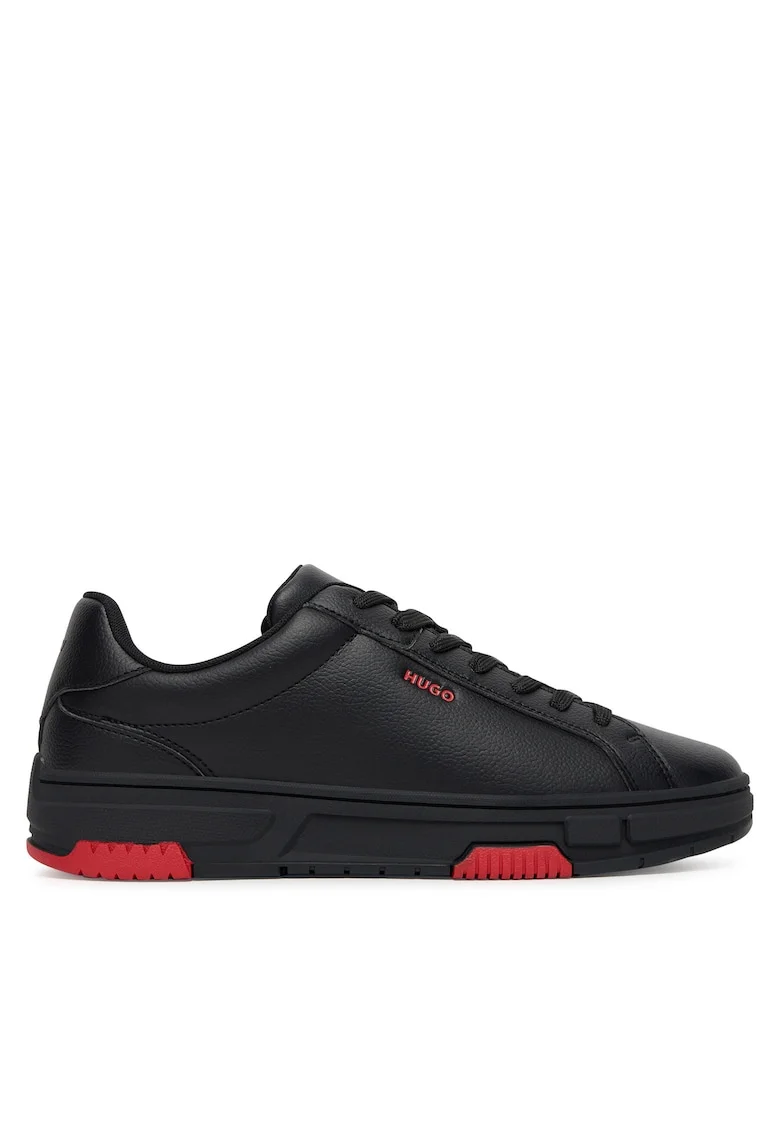 Tenisi barbati  model Black 006, piele ecologica, culoare negru model 006 Yarrow