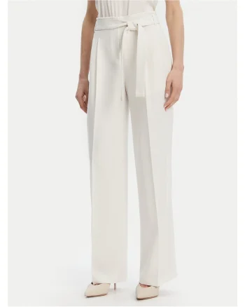 Pantaloni de stofa de dama  ecru