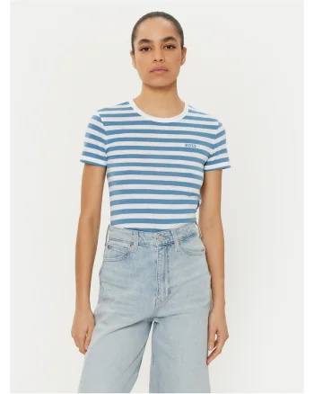 Tricou,  Dungi, Albastru/Alb