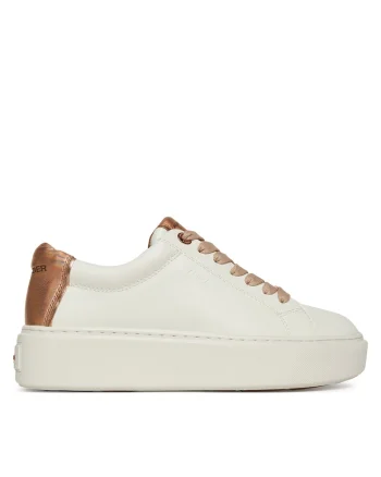 Tenisi dama,  ALBCLHW-8272, piele naturala, alb