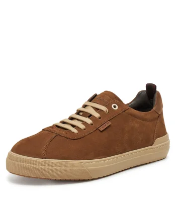 Tenisi barbati,  MARS-02 MI08, piele naturala, maro