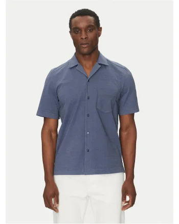 Camasa barbati  bleumarin, 100% bumbac,