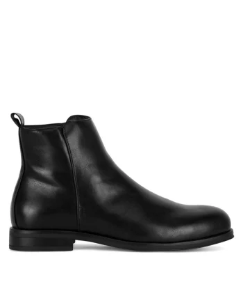 Ghete barbati  negru, tesatura, model MYL8517-4