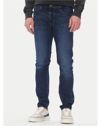 Blugi barbati  bleumarin, din denim,