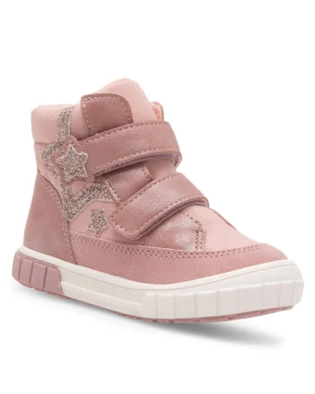 Pantofi copii,  adidasi fete, roz, textil,