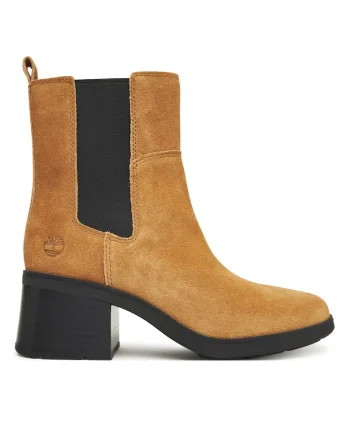Botine dama  Bellevaux, piele naturala, maro