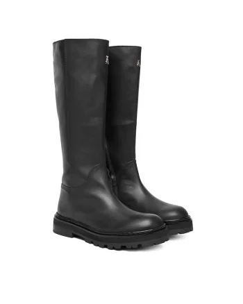 Cizme dama B856 8Y0135 L048 B856,  Piele naturala, Negru