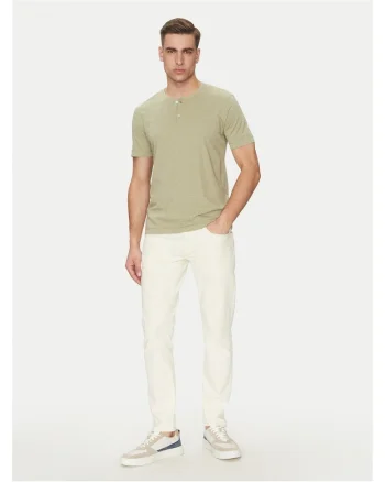 Tricou barbat,  verde, bumbac