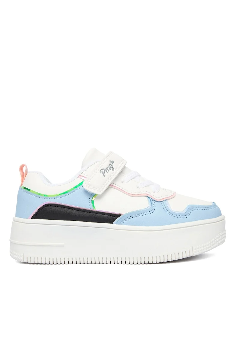 Pantofi copii,  pentru fete, piele ecologica, Multicolor