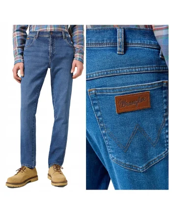 Blugi Regular Fit Talie Medie, Albastru