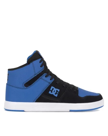 Tenisi barbati  CURE HI TOP, piele naturala, negru, albastru