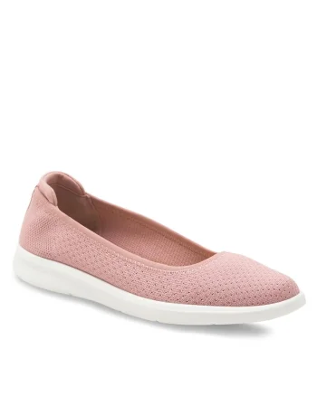 Balerini dama,  textil, roz,