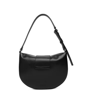 Geanta dama  Black Embellishment, piele naturala, dimensiuni universale