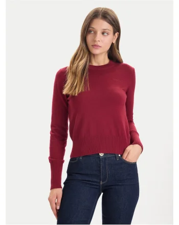 Pulover dama  visiniu, din material de calitate