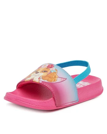 Papuci fete CEO-CP76-AW25-236PAW,  Textil, Roz