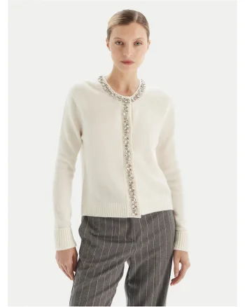 Cardigan dama  ecru