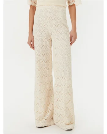 Pantaloni eleganti pentru dama  bej, stofa