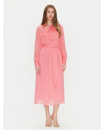 Rochie camasa  portocalie
