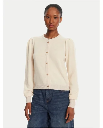Cardigan dama  bej, pulover elegant